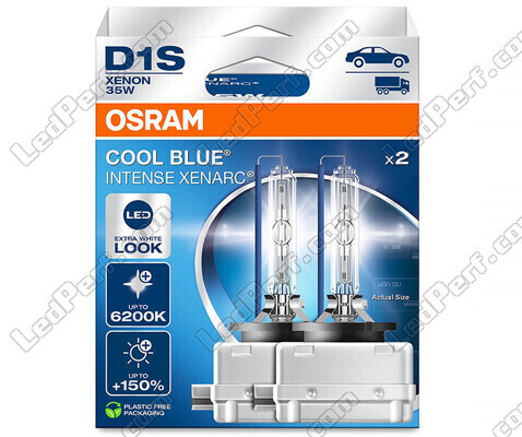 Polttimopari Xenon D1S Osram Xenarc Cool Blue Intense 6200K kohdassa Pakkaus - 66140CBN-2HB