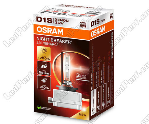 Xenon Polttimo D1S Osram Xenarc Night Breaker 220 - 66140XN2 kohdassa Pakkaus