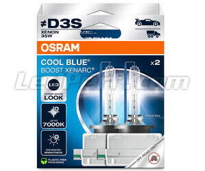 Polttimot Xenon D3S Osram Xenarc Cool Blue Boost 7000K viite: 66340CBB-2HB 2 polttimon pakkauksessa