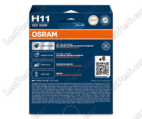 Polttimopari H11 Osram Cool Blue Intense - 64211CBN-2HB