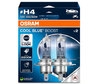 Polttimot H4 Osram Cool Blue Boost 5500K effect xenon viite: 62193CBB-2HB 2 polttimon pakkauksessa