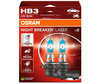 2 polttimon paketti HB3 Osram Night Breaker Laser +150% - 9005NL-2HB