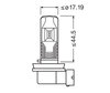 Joukko Mitat LED-polttimo H11 Osram LEDriving HL Easy autolle sumuvalot