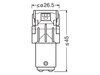 P21/5W LED-polttimot Osram LEDriving® SL Punaiset - BAY15d