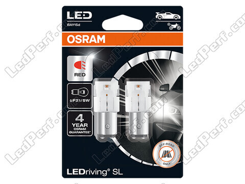 P21/5W LED-polttimot Osram LEDriving® SL Punaiset - BAY15d