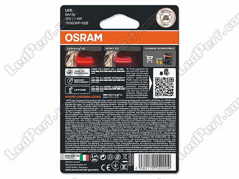 P21W LED-polttimot Osram LEDriving® SL Punaiset - BA15s