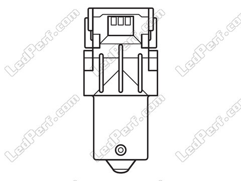 P21W LED-polttimot Osram LEDriving® SL White 6000K - BA15s