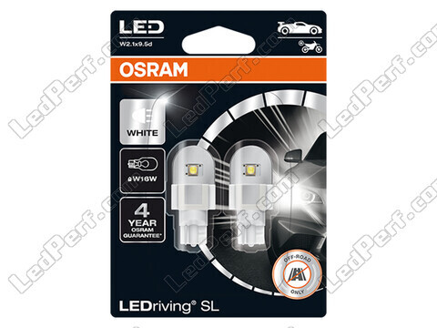 W16W LED-polttimot Osram LEDriving® SL White 6000K - W2.1x9.5d