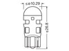 Oranssit W5W / WY5W LED-polttimot Osram LEDriving® SL - W2.1x9.5d