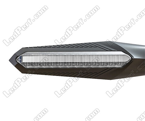 Etupuolen näkymä dynaamiset LED-vilkut + jarruvalojen Aprilia RS 50 (2006 - 2010)