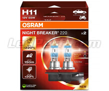 2 polttimon paketti H11 OSRAM Night Breaker® 220 - 64211NB220-2HB