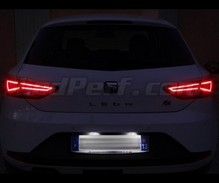 LED-paketti (valkoinen puhtaan 6000K) rekisterilevylle Seat Leon 3 (5F) -mallille